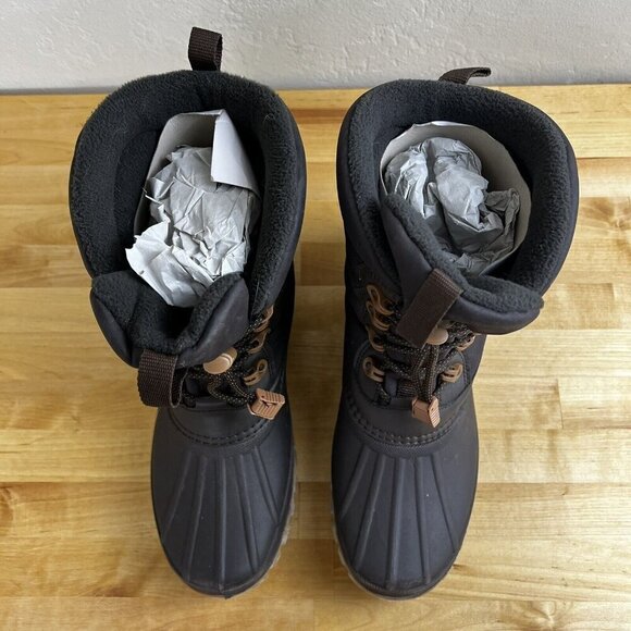 Storm By Cougar Cardiff Snow Boots Women's 10 Espresso Brown Bungee Closure - Picture 2 of 11